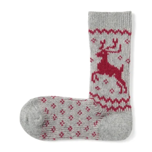 Best Right Angle Loose Top Reindeer Pattern Socks Women Socks|Socks