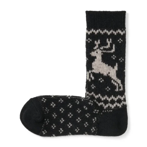 Best Right Angle Loose Top Reindeer Pattern Socks Women Socks|Socks