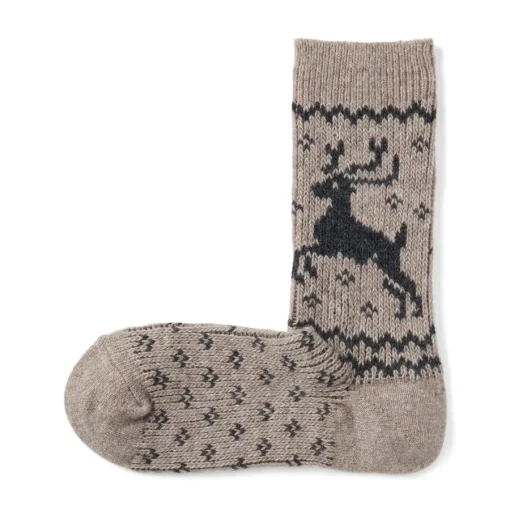 Best Right Angle Loose Top Reindeer Pattern Socks Women Socks|Socks