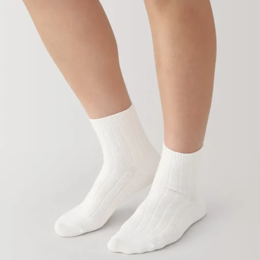 Sale Right Angle Loose Top Ribbed Short Socks Women Socks|Socks