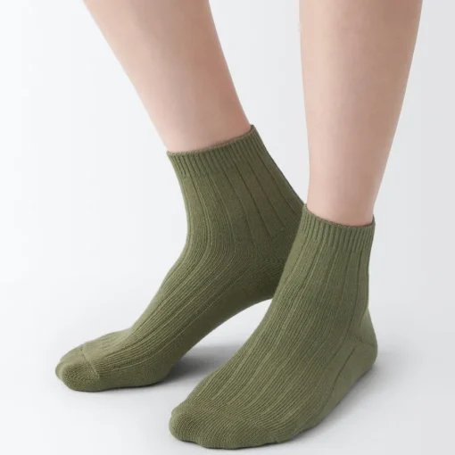 Sale Right Angle Loose Top Ribbed Short Socks Women Socks|Socks