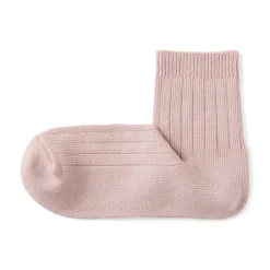 Sale Right Angle Loose Top Ribbed Short Socks Women Socks|Socks