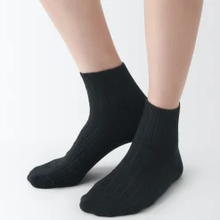 Sale Right Angle Loose Top Ribbed Short Socks Women Socks|Socks