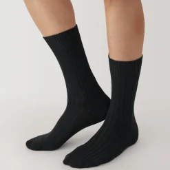 Online Right Angle Ribbed Thick Socks Women Socks|Socks