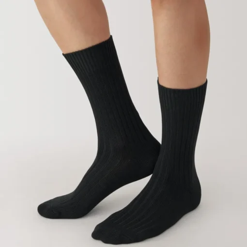 Online Right Angle Ribbed Thick Socks Women Socks|Socks