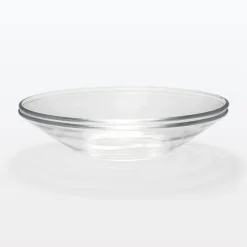 Fashion Soda Glass Shallow Bowl - Large Glassware