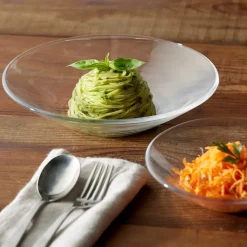 Fashion Soda Glass Shallow Bowl - Large Glassware