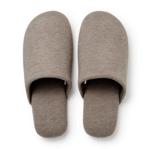 Clearance Soft Slippers Light Brown Slippers
