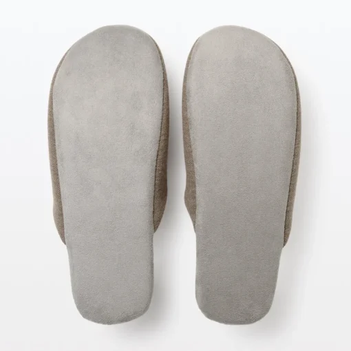 Clearance Soft Slippers Light Brown Slippers