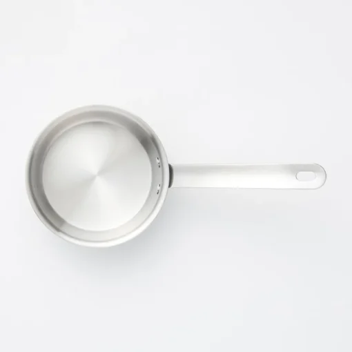 Clearance Stainless Aluminium 3-Layer Steel Milk Pan 1.05 Qt Kitchen Appliances & Cookware