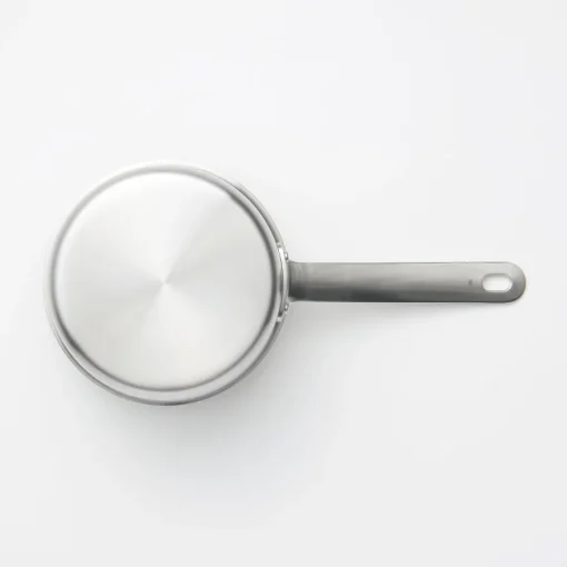 Clearance Stainless Aluminium 3-Layer Steel Milk Pan 1.05 Qt Kitchen Appliances & Cookware