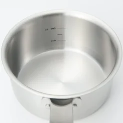Clearance Stainless Aluminium 3-Layer Steel Milk Pan 1.05 Qt Kitchen Appliances & Cookware