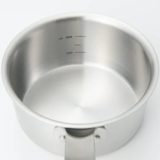 Clearance Stainless Aluminium 3-Layer Steel Milk Pan 1.05 Qt Kitchen Appliances & Cookware
