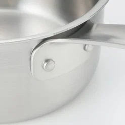 Clearance Stainless Aluminium 3-Layer Steel Milk Pan 1.05 Qt Kitchen Appliances & Cookware
