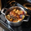 Outlet Stainless Aluminium 3-Layer Steel Saucepot 3.2 Qt Kitchen Appliances & Cookware