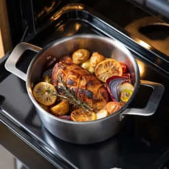 Outlet Stainless Aluminium 3-Layer Steel Saucepot 3.2 Qt Kitchen Appliances & Cookware