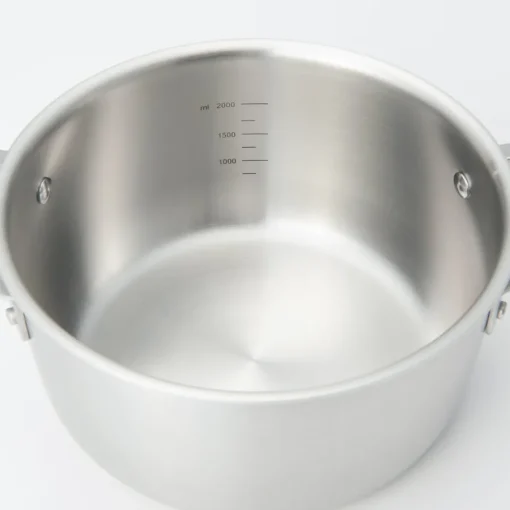 Outlet Stainless Aluminium 3-Layer Steel Saucepot 3.2 Qt Kitchen Appliances & Cookware