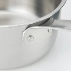 Hot Stainless Aluminium 3-Layer Steel Saucepan 1.6 Qt Kitchen Appliances & Cookware