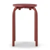 Fashion Steel Pipe Stacking Stool - Burgundy Stools & Benches|Dining Chairs
