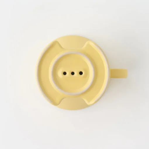 Clearance Stoneware Coffee Dripper - Light Yellow Beverages