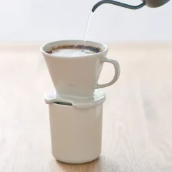 Sale Stoneware Coffee Dripper - Gray Beige Beverages