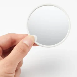 New Styrene Round Compact Mirror Makeup Accessories