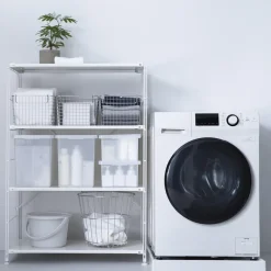 New SUS Shelving Unit - Light Gray - Wide - Medium Light Gray Steel Shelving Units