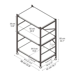New SUS Shelving Unit - Oak - Regular - Small Oak Wood Shelving Units