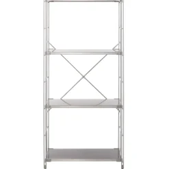 Fashion SUS Shelving Unit - Stainless Steel - Regular - Medium Stainless Steel Shelving Units