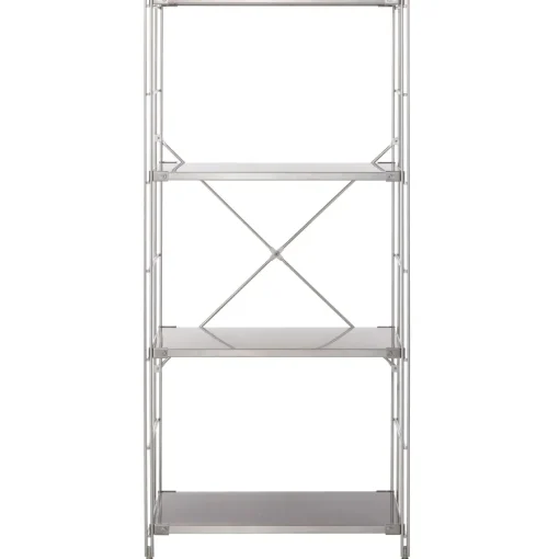 Fashion SUS Shelving Unit - Stainless Steel - Regular - Medium Stainless Steel Shelving Units