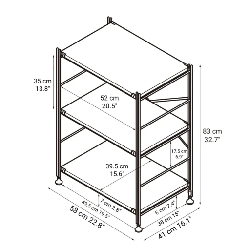 Hot SUS Shelving Unit - Walnut - Regular - Small Walnut Shelving Units