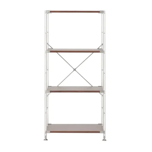 Fashion SUS Shelving Unit - Walnut - Regular - Medium Walnut Shelving Units