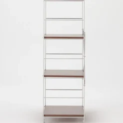 Fashion SUS Shelving Unit - Walnut - Regular - Medium Walnut Shelving Units
