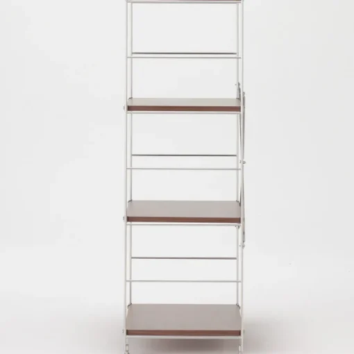Fashion SUS Shelving Unit - Walnut - Regular - Medium Walnut Shelving Units
