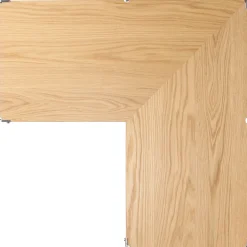 Outlet SUS Shelving Unit Additional Corner Shelf - Oak Oak Wood Shelving Units