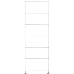 Fashion SUS Shelving Unit Additional Frame - Light Gray Light Gray Steel Shelving Units