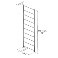 Fashion SUS Shelving Unit Additional Frame - Light Gray Light Gray Steel Shelving Units