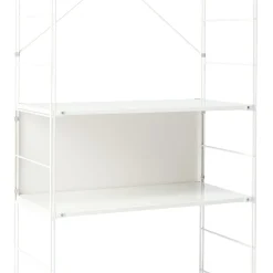 Best SUS Shelving Unit Back Panel - Light Gray - Small Light Gray Steel Shelving Units