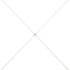 Outlet SUS Shelving Unit Cross Bar - Light Gray - Small Light Gray Steel Shelving Units