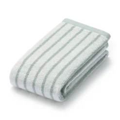 Sale Twin Pile Reversible Stripe Face Towel Towels