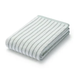 Discount Twin Pile Reversible Stripe Bath Towel Towels