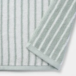 Discount Twin Pile Reversible Stripe Bath Towel Towels