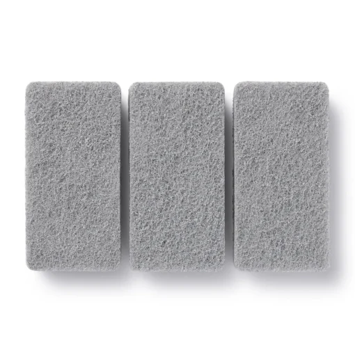 Clearance Urethane Foam 3-Layer Sponge (3 Pack) Gray Kitchen Utensils