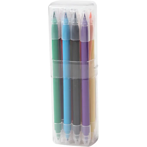 Clearance Water Ink Double Ended Pen 10 Pieces Set Markers & Highlighters