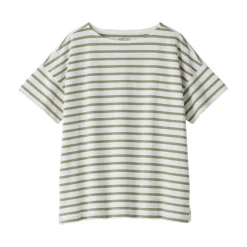 Hot Women's Boat Neck Short Sleeve Striped T-Shirt Women T-Shirts