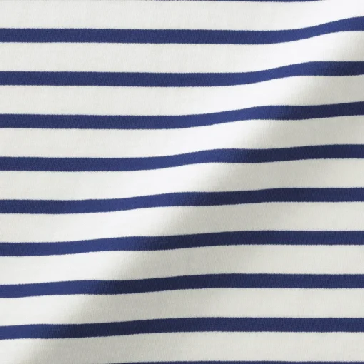 Hot Women's Boat Neck Short Sleeve Striped T-Shirt Women T-Shirts
