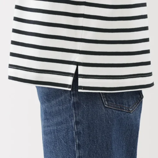 Hot Women's Boat Neck Short Sleeve Striped T-Shirt Women T-Shirts