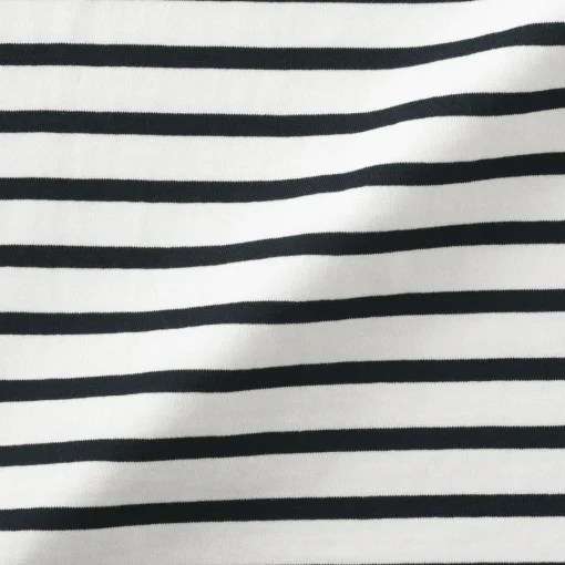 Hot Women's Boat Neck Short Sleeve Striped T-Shirt Women T-Shirts