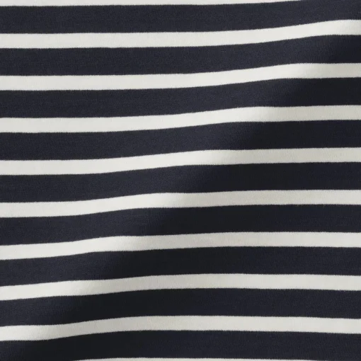 Hot Women's Boat Neck Short Sleeve Striped T-Shirt Women T-Shirts