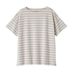 Hot Women's Boat Neck Short Sleeve Striped T-Shirt Women T-Shirts